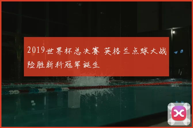 2019世界杯总决赛 英格兰点球大战险胜新科冠军诞生